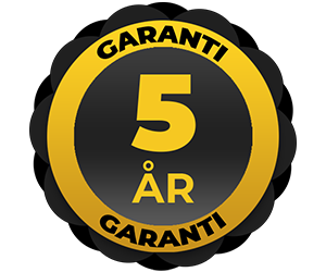 5 års garanti